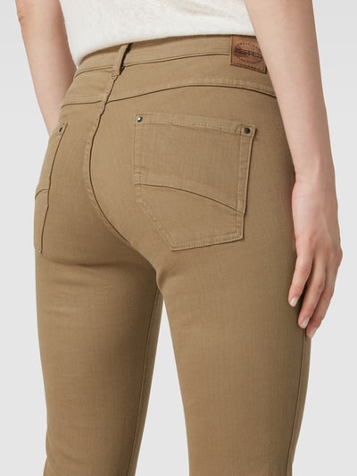 Zerres Slim fit jeans met stretch, model 'TWIGY' Zand - 3