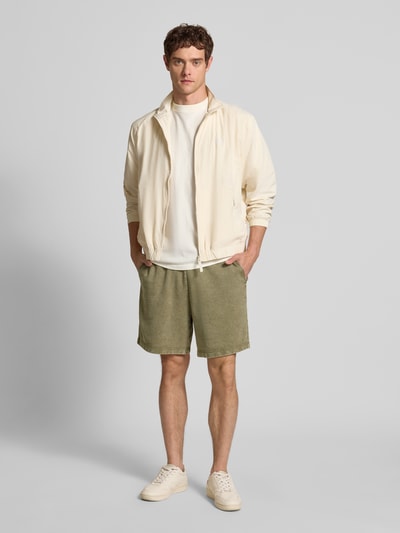 Hugo Blue Shorts mit elastischem Bund Modell 'Nebusho' Oliv 1