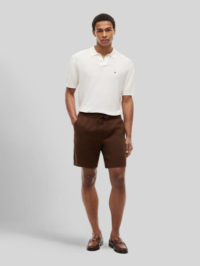 Tommy Hilfiger Regular Fit Chinoshorts Modell 'DOVER' Hellbraun 1