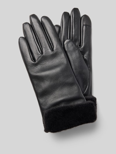 BOSS Handschoenen van echt lamsleer, model 'GIORGY' Zwart - 1