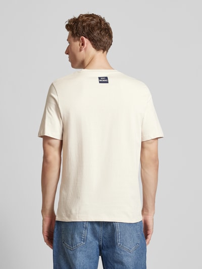 Jack & Jones T-Shirt mit Label-Print Modell 'CONEO' Beige 5