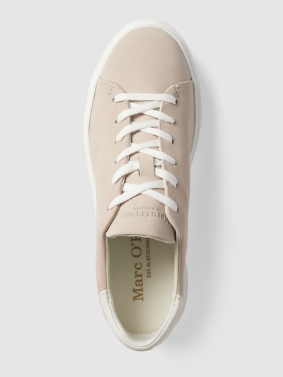 Marc O'Polo Sneakers met labelopschrift Taupe - 4