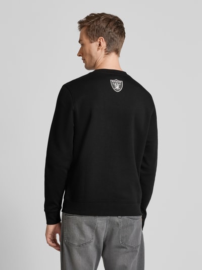 BOSS Orange Sweatshirt mit Label-Patch Modell 'NFL' Black 5