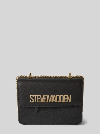 Steve Madden Crossbodytas met logo-applicatie, model 'Stakes' Zwart - 2