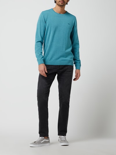 s.Oliver RED LABEL Pullover aus Baumwolle  Aqua Melange 1