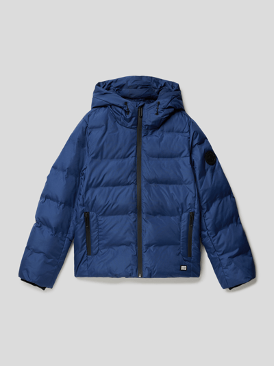 CARS JEANS Funktionsjacke mit Label-Detail Modell 'Zommy' Marineblau 1