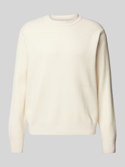 Jack & Jones Strickpullover mit Label-Print Modell 'VESTERBRO' Offwhite 2