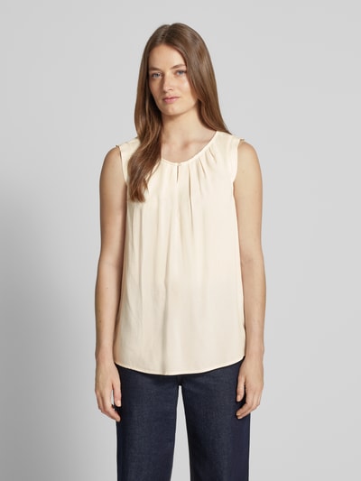 Soyaconcept Tanktop mit Raffungen Modell 'RADIA' Beige 4