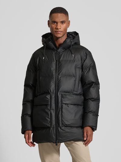 RAINS Steppjacke mit Zweiwege-Reißverschluss Black 4