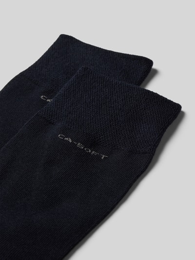 camano Socken im unifarbenen Design im 4er-Pack Marine 2