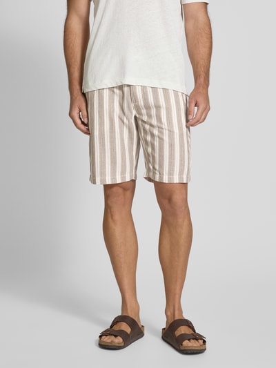 MCNEAL Regular Fit Shorts mit Gesäßtasche Sand 4