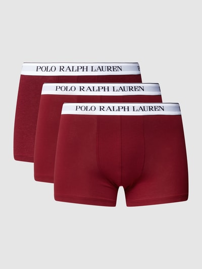 Polo Ralph Lauren Underwear Obcisłe bokserki o dopasowanym kroju Bordowy 2