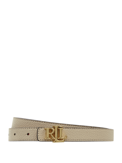 Lauren Ralph Lauren Keerbare riem van leer met pinsluiting  Beige - 1