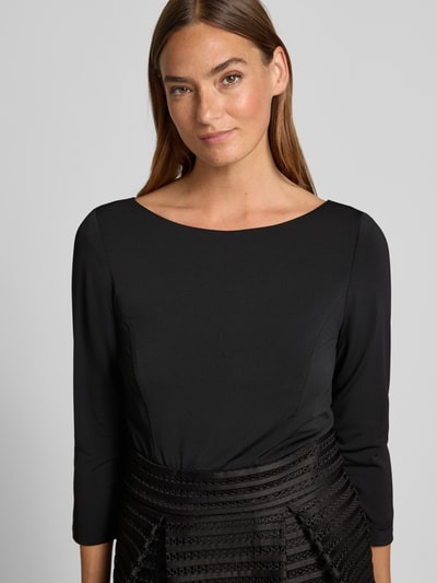 Christian Berg Cocktail Knielanges Cocktailkleid im 2-in-1-Look Black 3