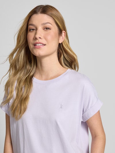 Armedangels Loose fit T-shirt van puur katoen Lila - 3