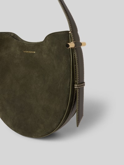 Victoria Beckham Shoulder Bag mit Logo-Detail Oliv 3