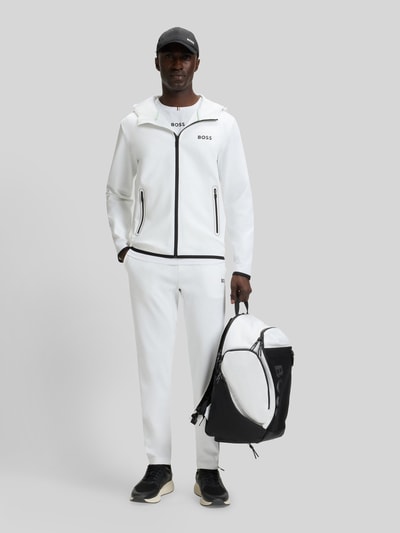 BOSS Green Regular fit joggingbroek met warmteregulering, model 'HICON TOC' Wit - 1