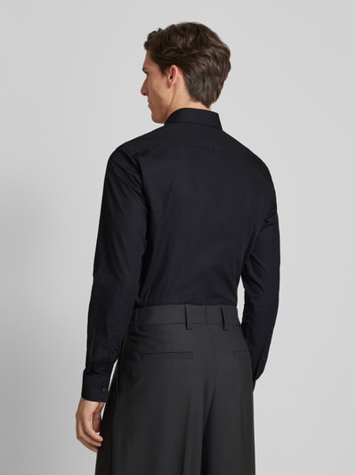 HUGO Slim Fit Business-Hemd mit Kentkragen Modell 'Keidi' Black 5