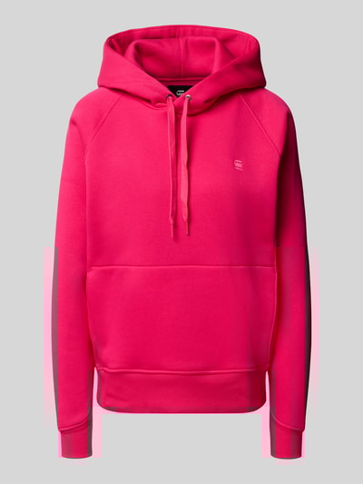G-Star Raw Bluza z kapturem z wyhaftowanym logo Mocnoróżowy 2