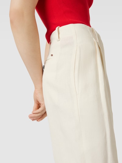 Tommy Hilfiger Stoffen broek met ritssluiting, model 'ELEVATED' Offwhite - 3