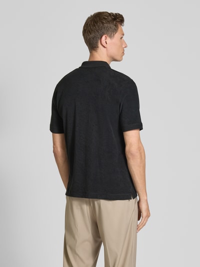Marc O'Polo Regular Fit Poloshirt aus Baumwoll-Frottee Black 5
