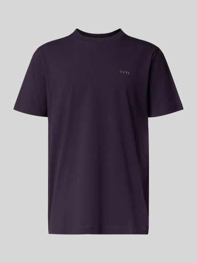 BOSS Green Regular Fit T-Shirt aus Baumwoll-Mix Modell 'TEE' Purple 2