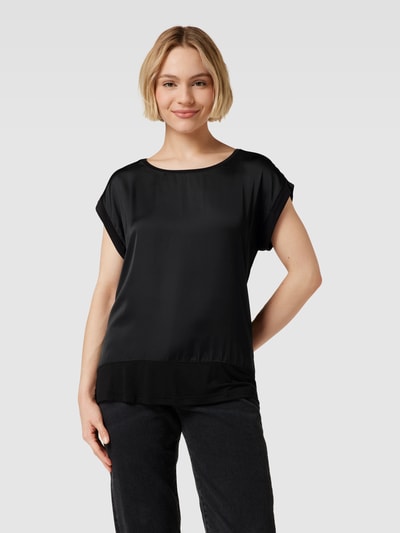 Soyaconcept Shirt mit Kontrastvorderseite Black 4