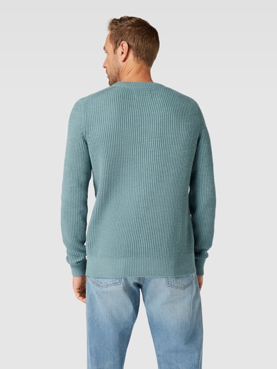 Marc O'Polo Strickpullover mit Rundhalsausschnitt Hellblau 5