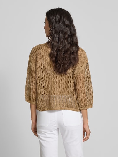 Betty Barclay Strickpullover mit Lochmuster Kupfer 5