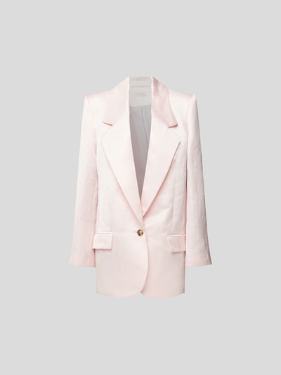 The Mannei Seidenblazer mit Reverskragen Rosa 2