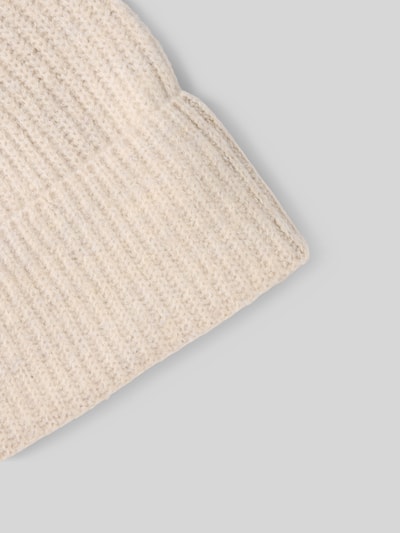 Christian Berg Woman Regular fit muts met wol in gebreide look Beige - 2