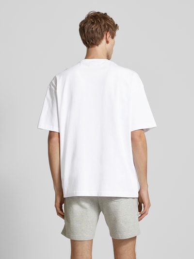 Balr. Oversized T-Shirt mit Label-Stitching Weiss 5