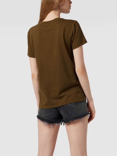 Levi's® T-Shirt mit Label-Patch Oliv 5