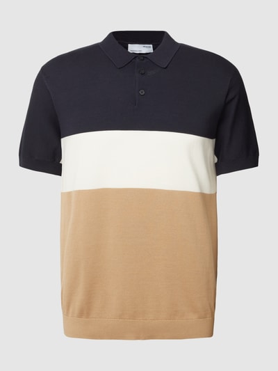 Selected Homme Poloshirt mit elastischen Abschlüssen Modell 'MATTIS' Marine 2