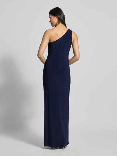 Lauren Ralph Lauren Abendkleid mit seitlicher Raffung Modell 'BELINA' Marine 5