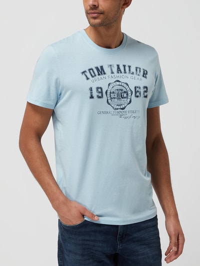 Tom Tailor T-Shirt aus Baumwolle  Hellblau 4