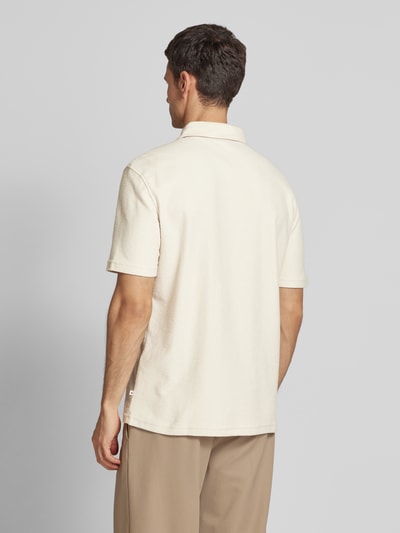 Samsøe & Samsøe Regular Fit Poloshirt mit kurzer Knopfleiste Offwhite 5