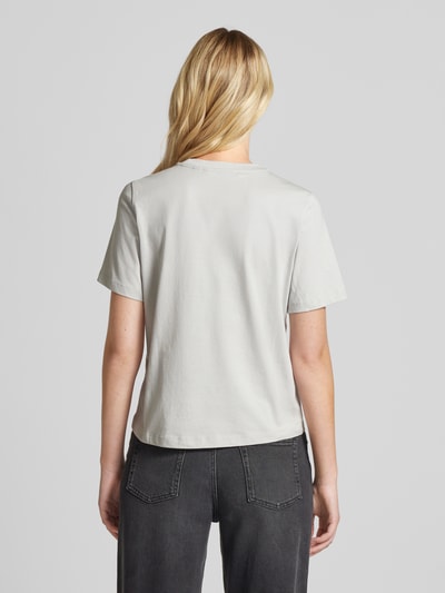 Vero Moda Regular Fit T-Shirt aus reiner Baumwolle Modell 'SIF' Hellgrau 5