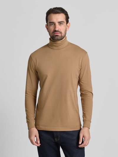 RAGMAN Shirt met lange mouwen en col Taupe - 4