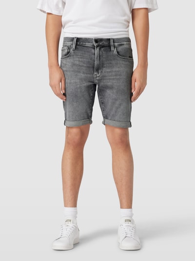 G-Star Raw Slim Fit Jeansshorts im 5-Pocket-Design Mittelgrau 4