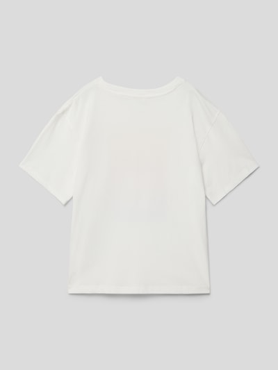 Roxy T-shirt met label- en motiefprint, model 'GONE TO CALIFORNIA' Offwhite - 3