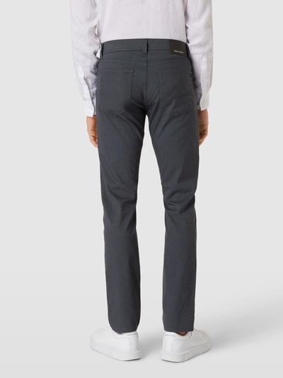 Pierre Cardin Tapered fit stoffen broek in 5-pocketmodel, model 'Lyon' Donkergrijs - 5