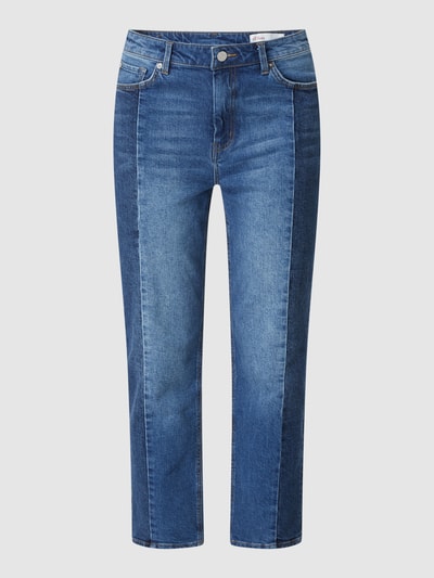 s.Oliver RED LABEL Straight Fit High Rise Jeans mit Stretch-Anteil Modell 'Karolin' Jeansblau 2