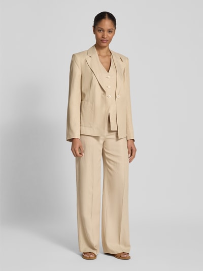 Someday Blazer met reverskraag, model 'Noraja' Zand - 1