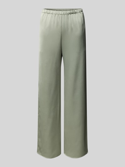Calvin Klein Womenswear Wide Fit Hose aus Satin Khaki 2