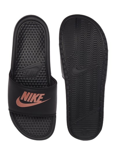 Nike Slides mit gepolstertem Riemen Black 5