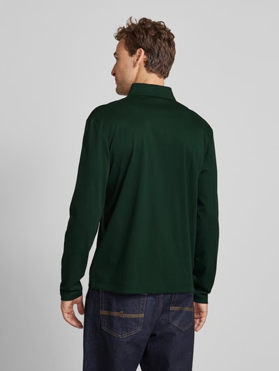 BOSS Regular fit poloshirt met labelbadge, model 'Paley' Groen - 5