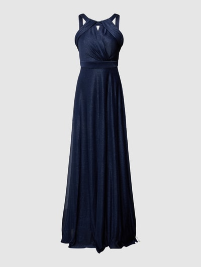 TROYDEN COLLECTION Abendkleid mit Taillenpasse Marine 1