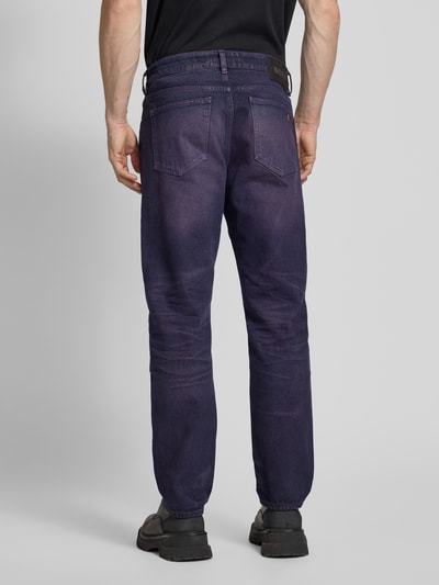 BOSS Orange Slim Fit Jeans im 5-Pocket-Design Modell 'Troy' Purple 5