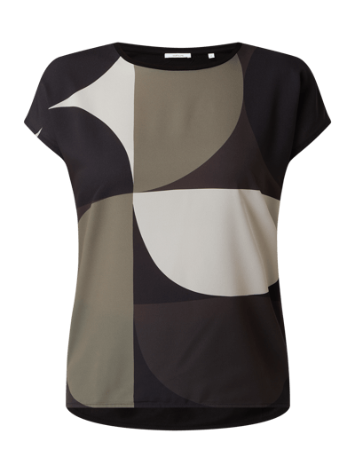 OPUS T-Shirt mit grafischem Muster Modell 'Salfi' Black 2